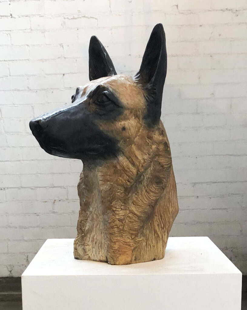 Shelby, a bronze commission by Susan Bahary